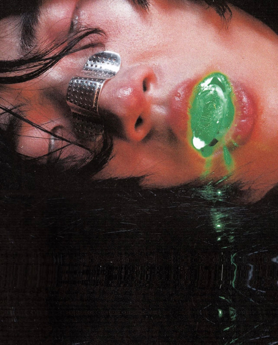 Tom So styling Jing He's model for He-aven 024 collection